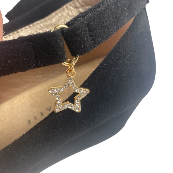 Kelly & Katie Girls Cindy Dress Pump with Ankle Strap Black Size 1 - Picture 3 of 9